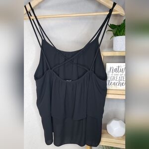 4/20$ Forever 21 Black Strappy Top